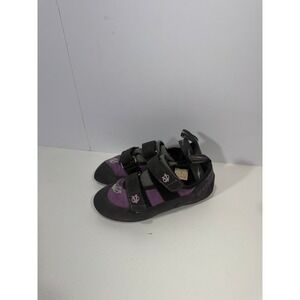 Evolv Elektra Womens Climbing Shoes Purple Black Size‎ 6 EU 36 Trax Rubber Strap
